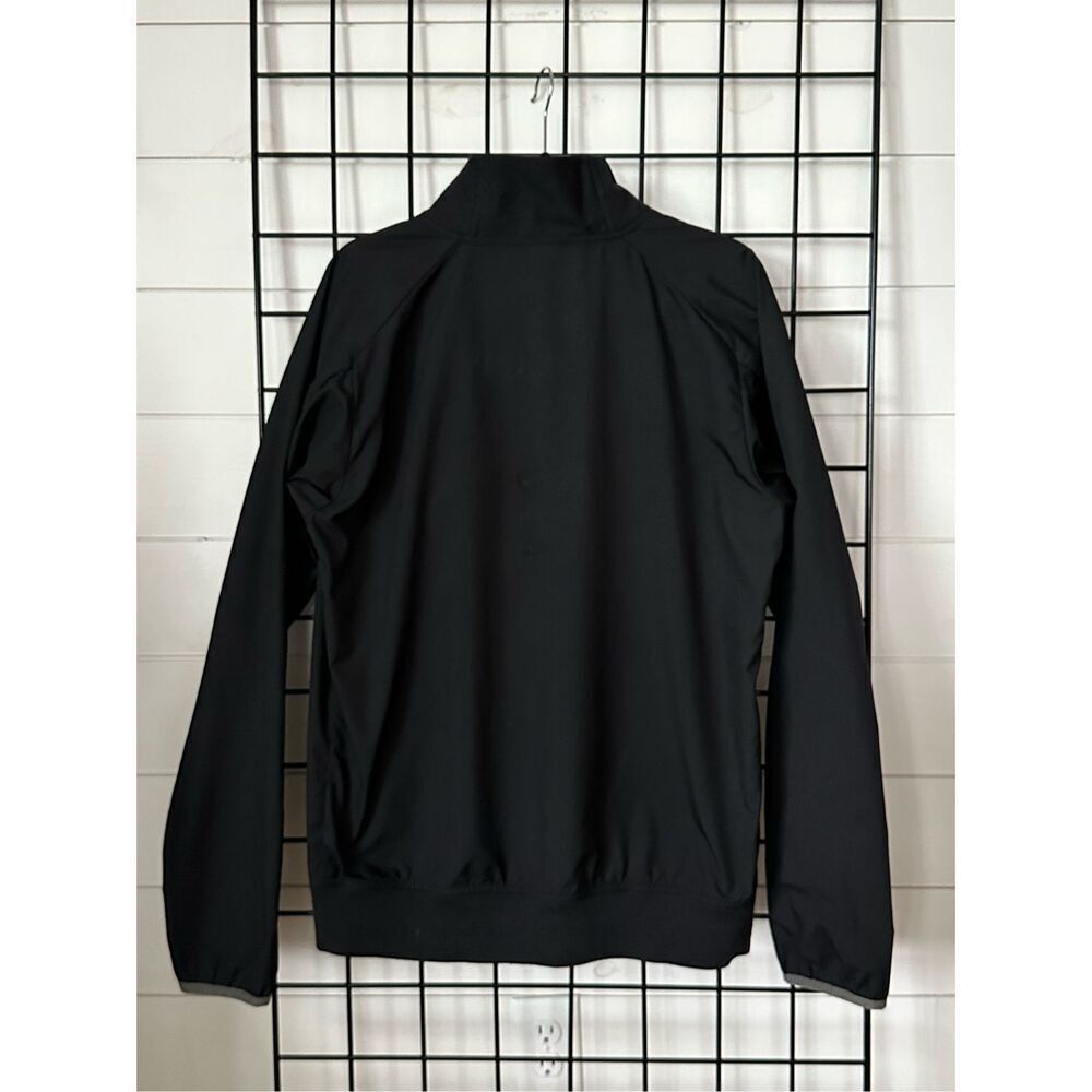 Men’s Merrell Windbreaker Jacket M Black Poly Full Zip Euc - Image 7